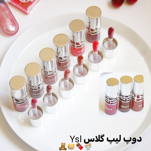 لیپ گلاس طرح ایو سن لورن YSL برند اولی بولا