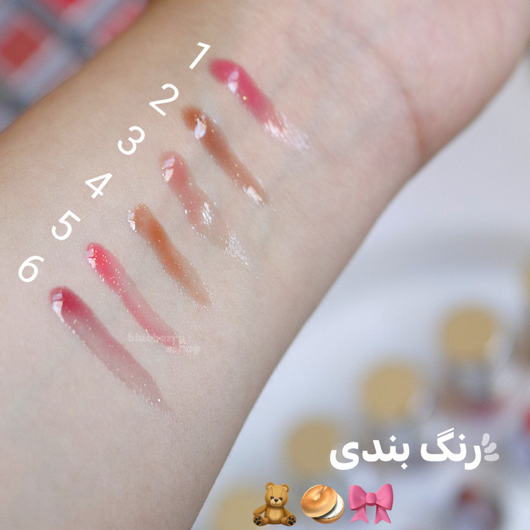 لیپ گلاس طرح ایو سن لورن YSL برند اولی بولا