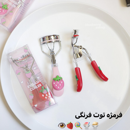 فرمژه فلزی توت فرنگی رنگ قرمز